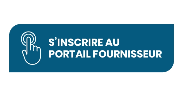 S'inscrire au portail fournisseur