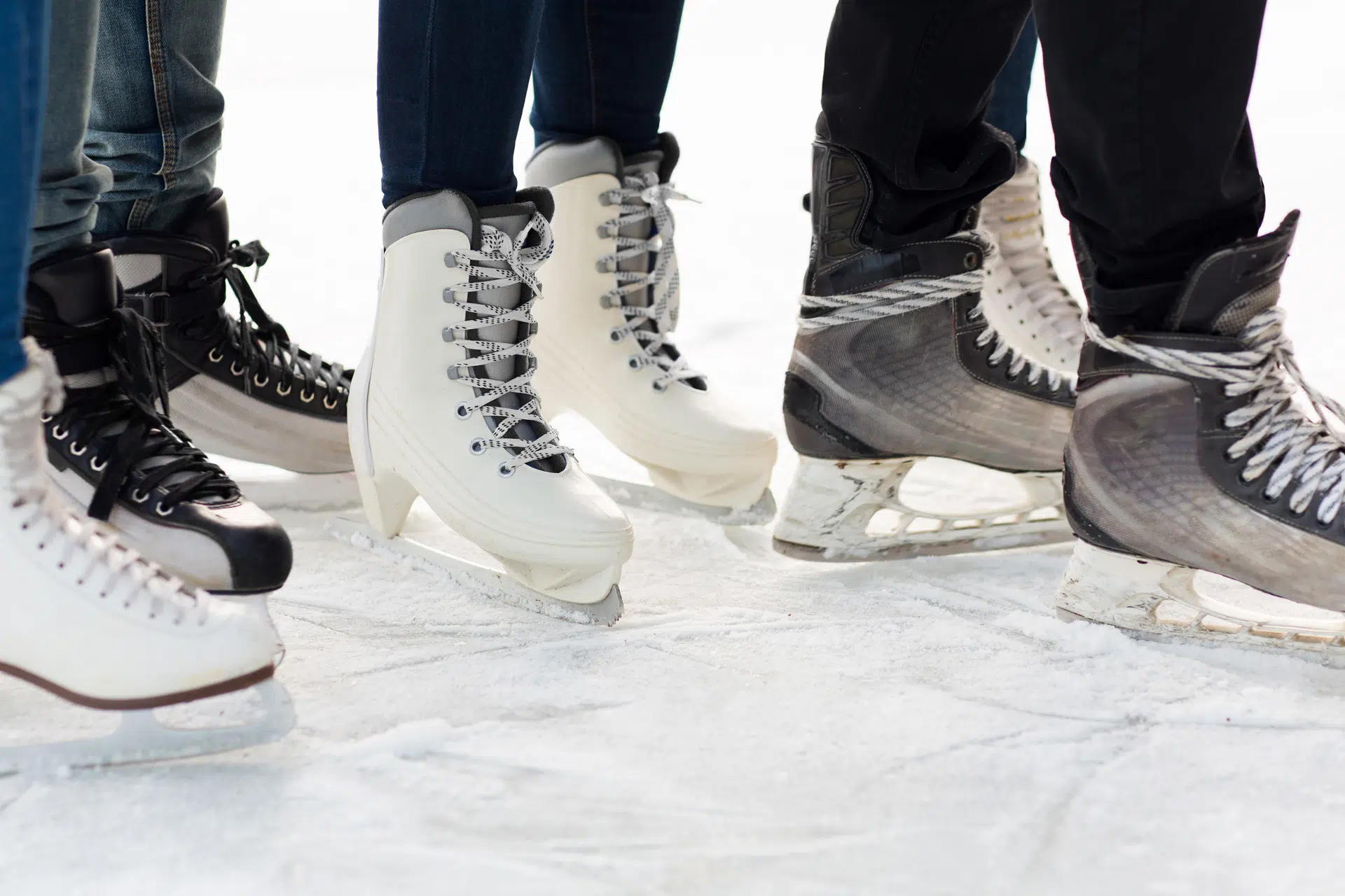 Pied de patin de patineurs intérieur