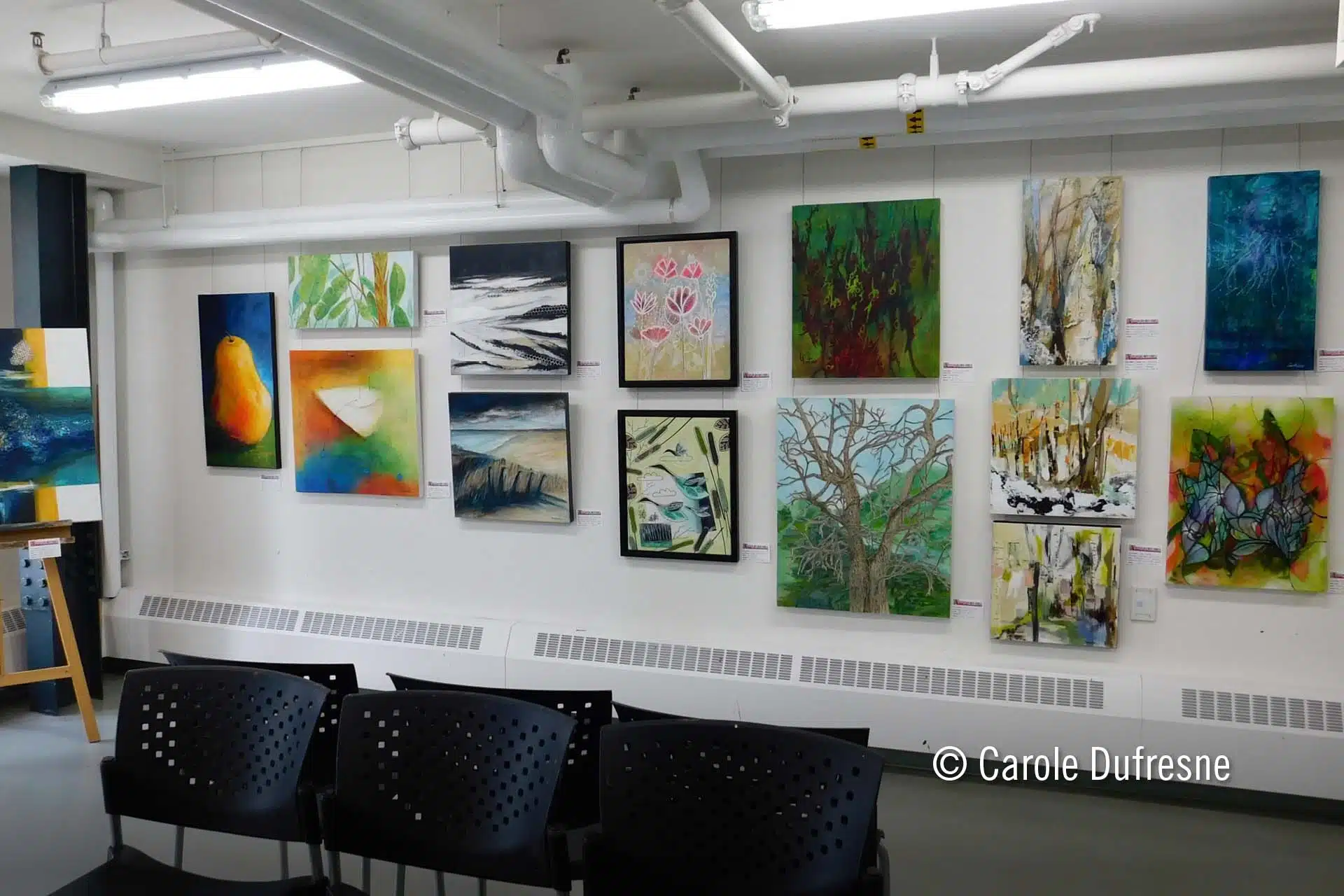 exposition atelier des arts visuels de Boucherville