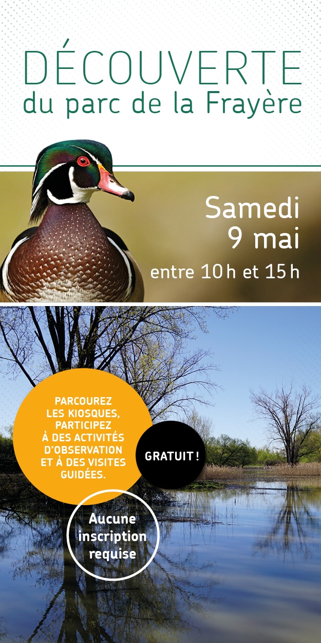 Visuel générique de l'événement avec un canard et une photo du parc