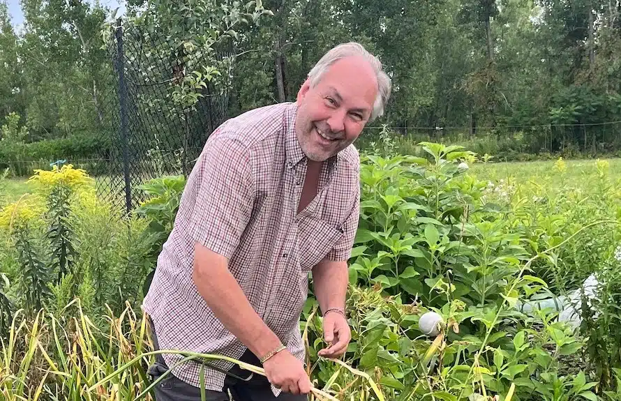 Richard Dufour, jardinier expérimenté et amoureux des arbres fruitiers