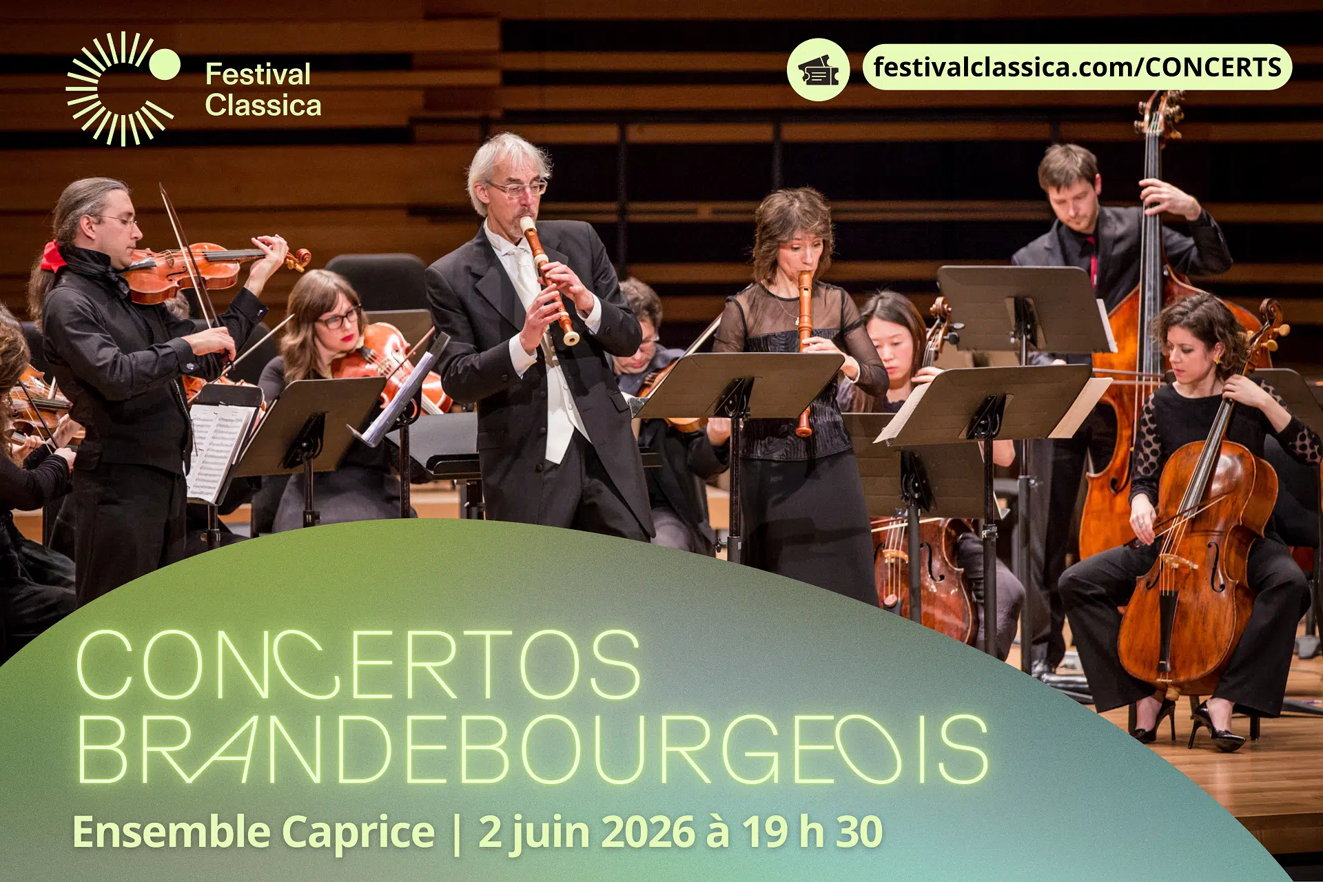 Ensemble Caprice sous la direction de maestro Matthias Maute