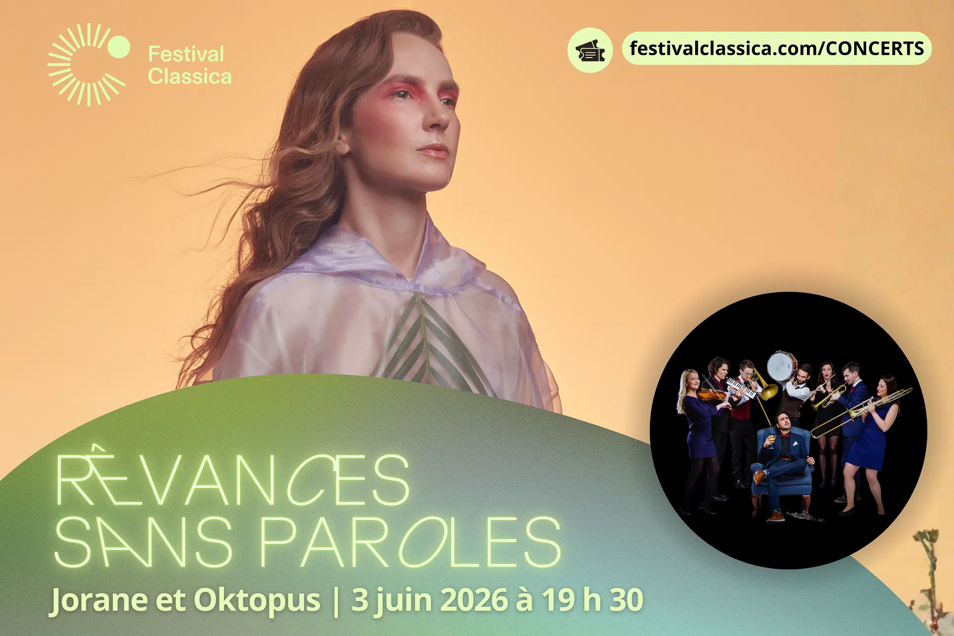 la chanteuse Jorane et le groupe Oktopus