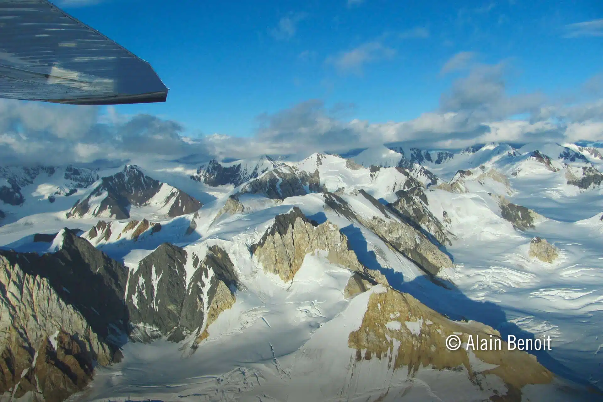 Photo à vol d'oiseau de l'Alaska